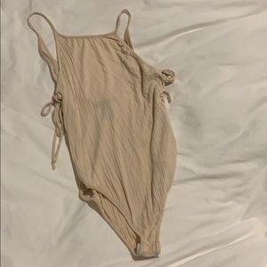 Forever21 Lace Up Bodysuit